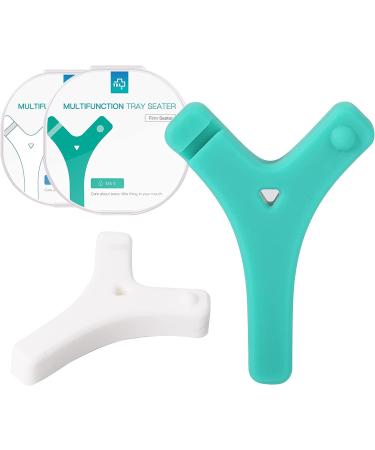 Y-Kelin Y-Shaped Aligner Chewies for Invisalign Trays - Green and White Hard Chewies for Orthodontic Aligner Seating - Buy Online on GoSupps.com