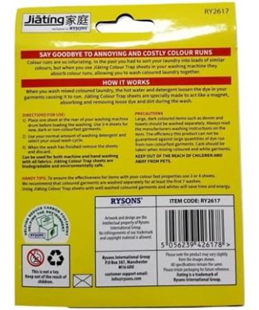 Colour Catcher Dirt Collector Reusable Sheets Complete Action Laundry Sheets Helps to Prevent Colour Run Remover Mixed Washes Protects Brightness of White Clothes 24 Sheets - Buy Online on GoSupps.com