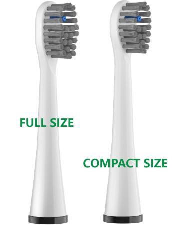 6-Pack LEDOSAKO Flossing Toothbrush Heads for Water-Pik Sonic Fusion 2.0 - Full Size White - Buy Online on GoSupps.com