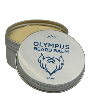 Olympus Beard Balm - beard balm - 100% natural - with shea butter jojoba oil cederhout oil vitamin E - maintains the skin makes the beard soft and smooth - Bartbalm - Bart care - 50 ml