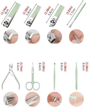 Nail Clipper Set 12-Piece Set of Nail Clippers Set Manicure Set Personal Care Set Professional Pedicure Set Beauty Set Men and Women Gift Nail Care Nail Clipper Kit (Color : D-12-piece Set) - Buy Online on GoSupps.com