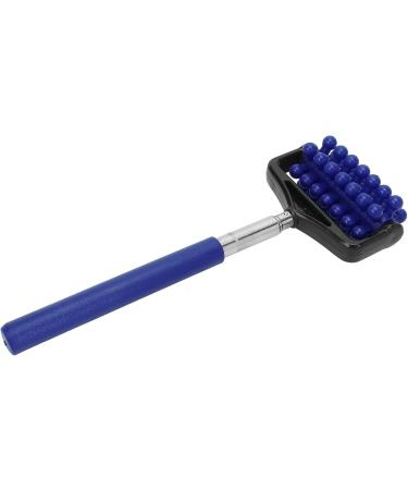 Shop Navy Blue Yoga Massage Tab - Granular Body Massager for Men & Women | Telescopic Neck Leg Back Relief - Buy Online on GoSupps.com