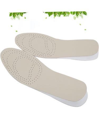 Beaupretty Durable Cowhide Insoles for Height Increase | Comfortable Shoe Inserts for Men & Women | Carpal Tunnel Relief & Taller Look | Size 5 - Buy Online on GoSupps.com