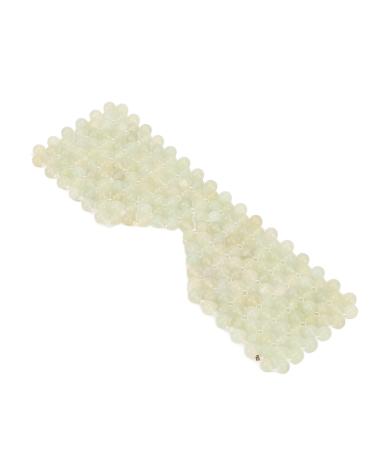 Ververt Touch eye care Eyebinde Jadestone blindfold eye massage tool to relieve fatigue of the eyes reduction of edema and promotion of sleep light green