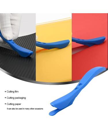 EHDIS Wrapping Paper Cutter - Backpaper Slitter & Film Cutting Tool for Adhesive Vinyl Craft, Scrapbooking - Blue (2 Pack) - Buy Online on GoSupps.com