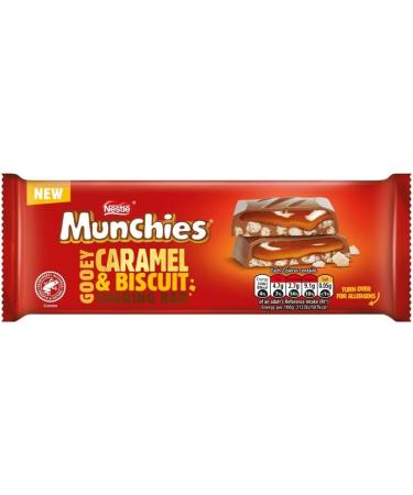 Caramel Chocolate Biscuit Bundle with Munchies Caramel And Biscuit Chocolate Sharing Bar 87g (4 Packs) - Buy Online on GoSupps.com
