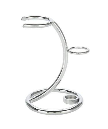 WTPIN Razor brush Stand holder silver razor and brush stands shaving brushlands portable razor and brush stands stainless steel shaving stands for men - Buy Online on GoSupps.com