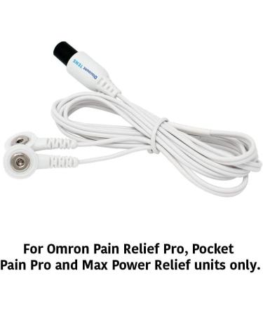 Discount TENS Omron Compatible Lead Wires - Replacement for Omron Electrotherapy Devices (Max Pro Pocket 2 Snap) - Buy Online on GoSupps.com