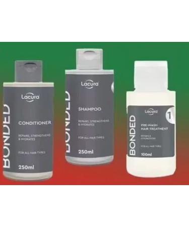 Lacura Bonded Shampoo Conditioner or Pre-Wash Hair Treatment (Shampoo + Conditioner + Pre-Wash)
