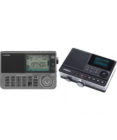 Sangean ATS-909X2 The Ultimate FM/SW/MW/LW/Air Multi-Band Radio & Sangean DAR-101 Professional Grade Digital MP3 Recorder (Black) Radio + Recorder (Black)