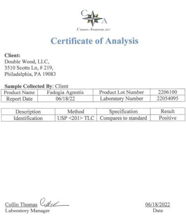 Fadogia Agrestis 600mg Per Serving (180 Capsules) Powerful Extract to Support Healthy Testosterone Levels and Athletic Performance (Manufactured and Tested in The USA) by Double Wood Supplements - Buy Online on GoSupps.com