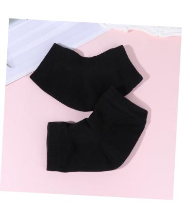 minkissy 1 Pair Foot Lotion Socks Open Toe Socks Back Foot Sleeve Features Socks for Women Silk Socks Spa Socks Women s Socks Womens Socks Ladies Socks Gel Socks Men and Women Gel Set Heel - Buy Online on GoSupps.com