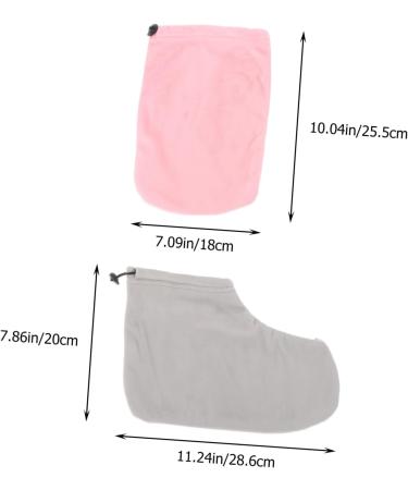 minkissy 2 Sets Gloves Hand Wax Cover Spa Foot Bag Spa Foot Liner Paraffin Foot Feet Foot Wax Spa Cover Paraffin Wax Heat Tool Boots Wax Foot Cover Insulation Fabric Elastic Band - Buy Online on GoSupps.com