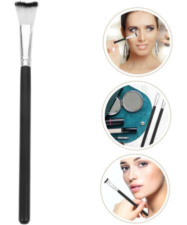 Beavorty Fish Tail Brush Blush Brush Highlighter Brush Highlighters Nose Contour Brushes Makeup Tool Simple Shaped Makeup Brush Powder Brush Makeup Brush for Nose Women Makeup Brushes 18.50X1.00X1.00CM Black - Buy Online on GoSupps.com
