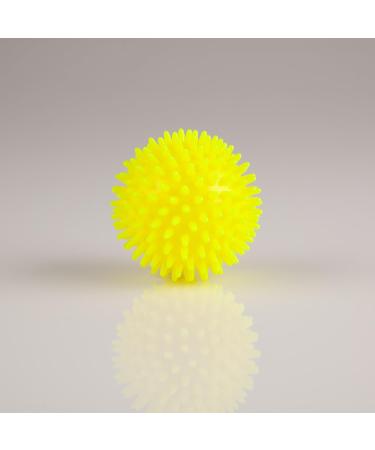 Sport-Tec Hedgehog Ball Massage - Soft Reflexology Self-Massage Ball (8 cm Neon Yellow) for Stress Relief & Relaxation - Buy Online on GoSupps.com