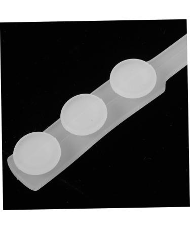 10pc Silicone Mask Hooks - White Extendable Ear Inspections Face Mask Cord Buckles for Comfort - Buy Online on GoSupps.com