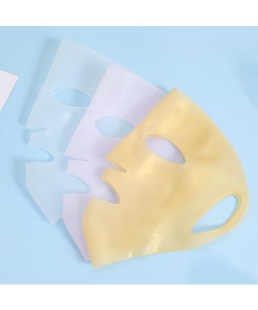 PRETYZOOM 3 pi ces Lot de Masques Silicone Visage R utilisables Couverture Hydratante Couleurs pour Soins Peau Femmes - Buy Online on GoSupps.com