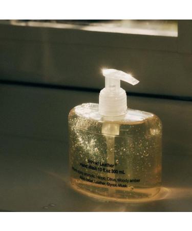 Pleuvoir Hinoki Leather Hand Wash 10 fl. oz | Moisturizing Vegan & Cruelty-Free Cleanser for Sensitive Skin - Buy Online on GoSupps.com