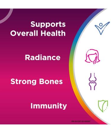 Cen"trum Women World's No.1 Multivitamin with Biotin Vitamin C & 21 vital Nutrients for Overall Health Radiance Strong Bones & Immunity (Veg) Pack of 50 tablets - Buy Online on GoSupps.com