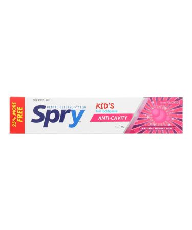 Spry Toothpaste Kids Bubble Gum, 5 oz