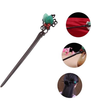 LALAFINA Antique Style Leaf Hairpin Womens Hair Clips Women Hair Sticks Ancient Style Headdress Headwear for Women Hanfu Hair Accessories Wooden Hair Stick Chopsticks Miss Manual - Buy Online on GoSupps.com