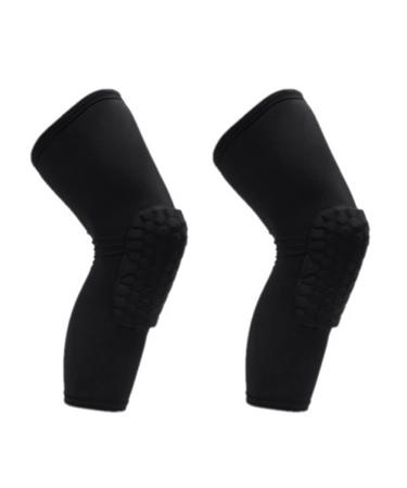 Alomejor Unisex Compression Knee Brace - Anti-Slip Sleeve for Basketball Football Running - Size L (175-185CM Height) - Black - Buy Online on GoSupps.com