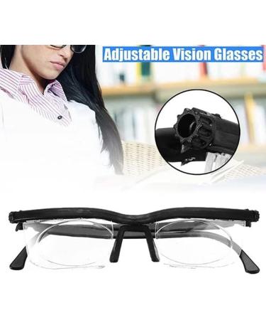 Adjustable Focus Glasses - HD Zoom Vision for Close & Distant Views | -6.00 to +3.00 | 2 Pack Reading Glasses for Men & Women - Buy Online on GoSupps.com