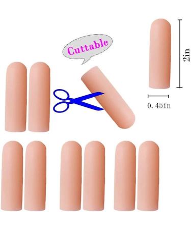 Gel Toe Caps - Breathable Silicone Protection for Blisters Ingrown Toenails & Pain Relief (10 Pack) - Buy Online on GoSupps.com