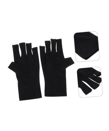 FOMIYES 3 Pairs Nail Gloves Gel Manicure Gloves Nail Sun Protector Gloves Gloves Fingerless Driving Gloves Gloves for Gel Manicure Miss Polyester Skin Care Fingers - Buy Online on GoSupps.com