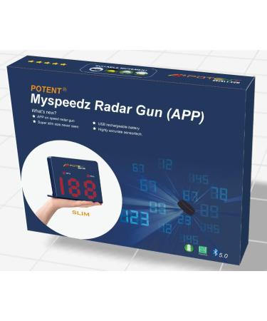 Potent Hockey Training Speed Radar Gun 2.0 with App Support - Measure Shot Speed for Hockey, Baseball, Tennis, Golf - iOS Compatible - Buy Online on GoSupps.com