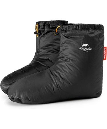 Tentock Ultralight Winter Goose Down Booties - Cozy Water-Resistant Slipper Boots for Camping & Backpacking | Indoor Down Filled Socks - Medium Size - Buy Online on GoSupps.com