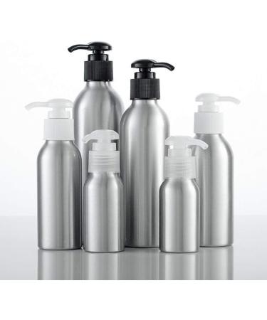 Junhouse Refillable Aluminum Bottle 250ml - Shampoo Lotion Disinfectant Pump Dispenser for Home & Salon - Eco-Friendly & Stylish - Buy Online on GoSupps.com