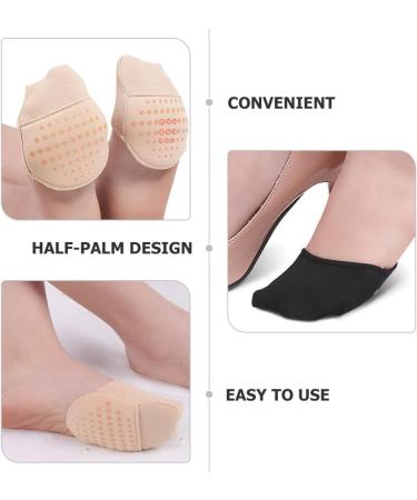 Lurrose 6 Pairs Half Palm Socks - Anti-Slip Invisible Cotton Socks for Women | Summer High Heel & Forefoot Comfort - Buy Online on GoSupps.com