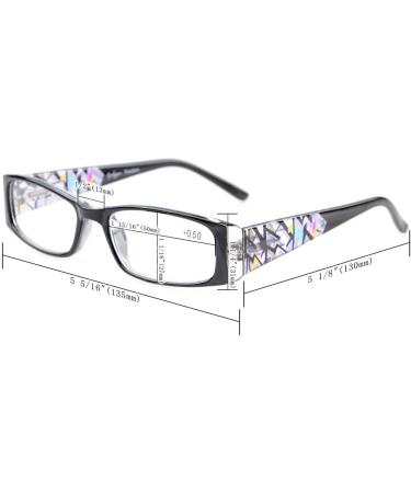 Shop Eyekepper 5-Pack Stylish Women's Reading Glasses +2.75 - Crystal Aeropittura Arms & Spring Hinges - International Shipping Available - Buy Online on GoSupps.com