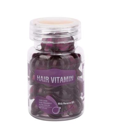Moisturizing Hair Care Vitamin Capsules - Anti-Frizz & Repair Dryness with Violet Essence - Buy Online on GoSupps.com