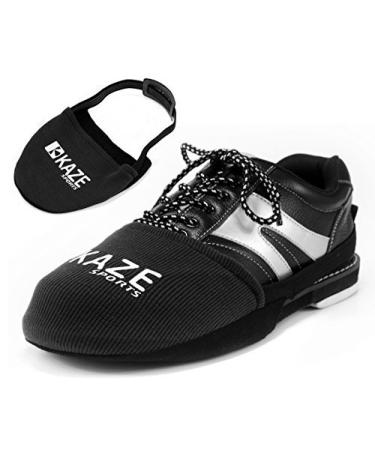 KAZE SPORTS Bowling Shoe Slider Slide Cover One Size Women/One Size Men Black