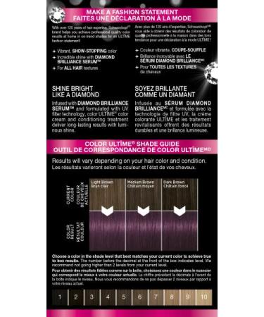 Schwarzkopf Color Ultime Hair Color Cream 4.33 Ultra Deep Violet - Salon-quality Vibrant Hair Color - Buy Online on GoSupps.com