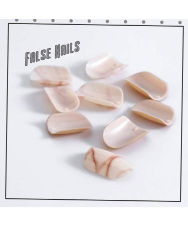 Jovono Shiny Press on Nails | Short Square Acrylic False Nails (24pcs) | Perfect for Women & Girls | Fast International Shipping - Buy Online on GoSupps.com
