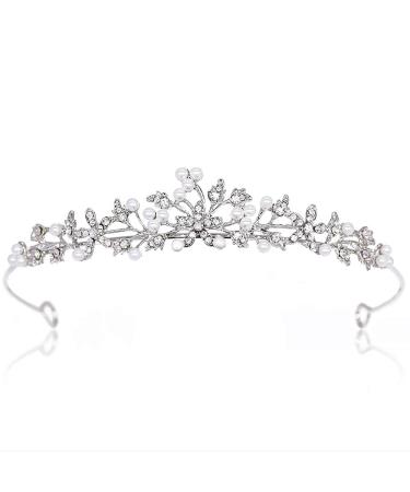 Rhinestone Crystal Tiaras and Crowns Headband For Women Birthday Pageant Wedding Prom Princess Crown (A-006) - Buy Online on GoSupps.com