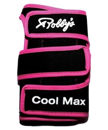 Robby's Coolmax Original Right Wrist Support, Black/Pink, Petite