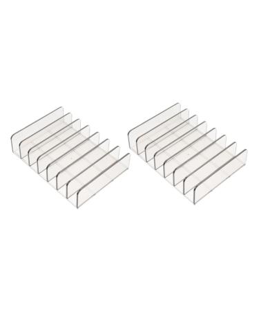 FRCOLOR Acrylic Eyeshadow Tray Storage Box Makeup Desktop Organizer Vanity Makeup Organizer Lipstick Stand Cosmetic