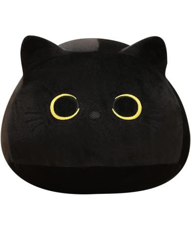 eamve 40cm Black Cat Plush Toys Black Cat Stuffed Animal Toy Soft Cat Plushies Doll Cute Cat Shape Design Plush Pillow/Throw Pillow for Kids Birthday Gift Christmas Home Decoration Doll - Buy Online on GoSupps.com