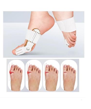 Adjustable Hallux Valgus Correction Rail - Unisex Big Toe Straightener for Day & Night Relief - Buy Online on GoSupps.com