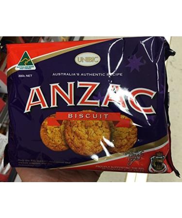 Anzac Cookies Authentic Biscuits 300g Australian Made ( Express Courier From Sydney with Ups) by Anzac Cookies Authentic Biscuits
