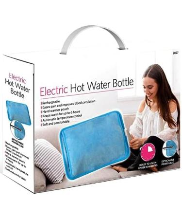 Vivo Rechargeable Electric Hot Water Bottle & Hand Warmer Massaging Heat Pad - Cozy Blue - Buy Online on GoSupps.com
