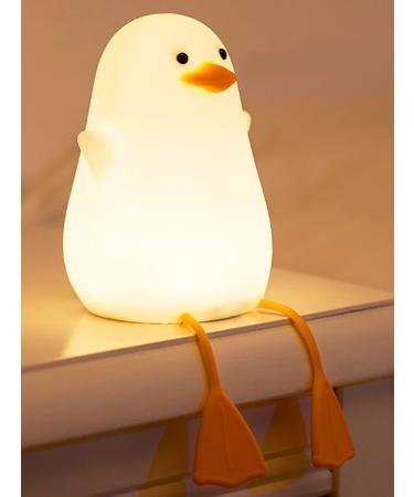 Ammonite Nursery Duck Night Light Cute Silicone Lamp for Kids Soft Silicone Kids Nursery Nightlight USB LED Touch Lamp Kids Bedroom Decor as Xmas Birthday Gifts for Boys Girls - Buy Online on GoSupps.com