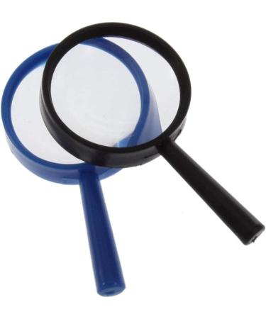 Professional Top Handheld Reading 5X Magnifier Hand Held Magnifying Acrylic 25mm Mini Pocket Lens Reading Full of Stars - Buy Online on GoSupps.com