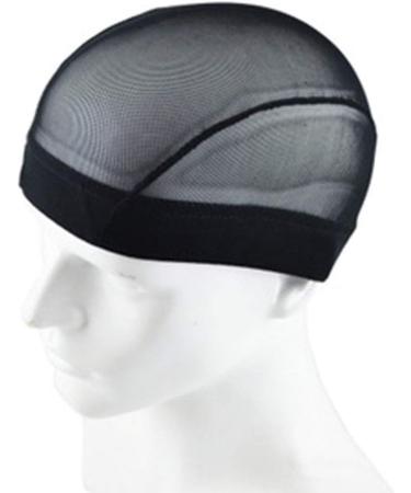 Buy Tosssper Black Mesh Elastic Wig Caps - Open End Fish Net Dome Hat for Women | Perfect Wig Accessories - Buy Online on GoSupps.com