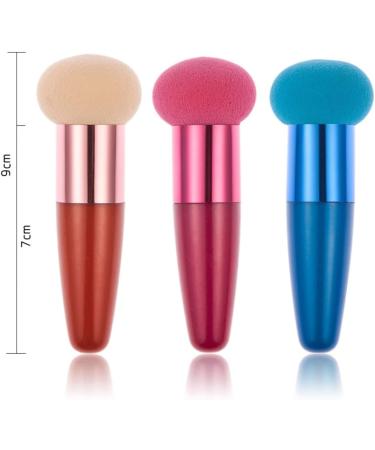POPETPOP 3pc Powder Foundation Brush Suit Eye Makeup Foundation Sponge with Makeup Brush Mushroom Facial Foundation Sponges Concealer Sponge Makeup Sponge Travel Makeup Powder Non Latex medium As Shown - Buy Online on GoSupps.com