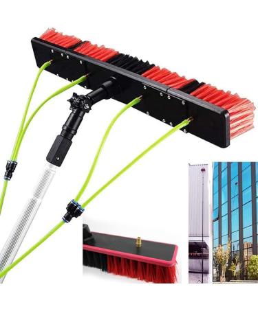 Water Fed Pole Window Cleaning Brush with 30 Brush head Extendable Cleaner Conservatory Roof Cleaning Photovoltaic and Solar 8M